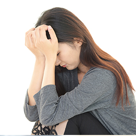 不眠、イライラ感など、日常生活のストレスによる不調